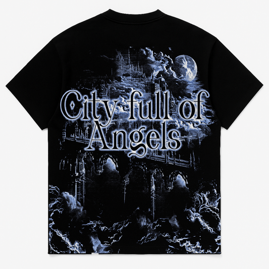 City full of angels Oversized T-shirt