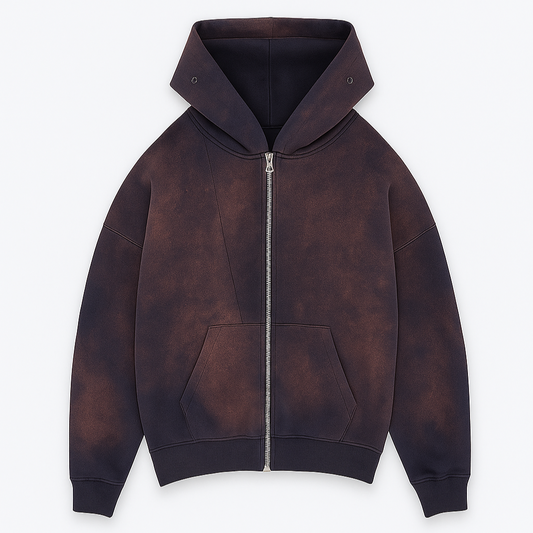 Oversized Zip-up hoodie